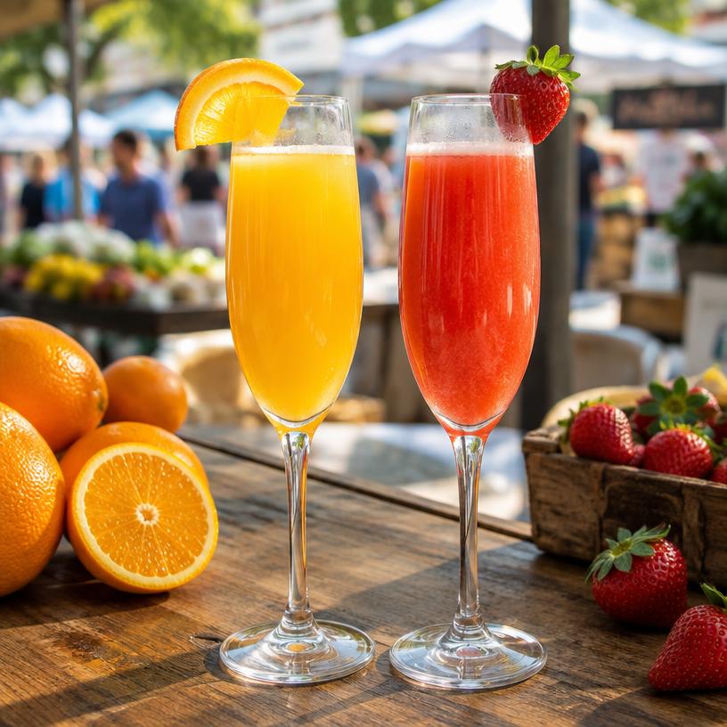 Fresh Squeezed Mimosas