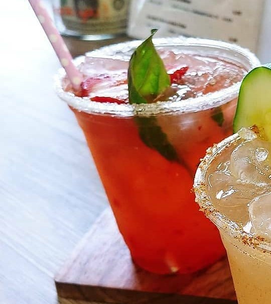 Strawberry Basil Margarita